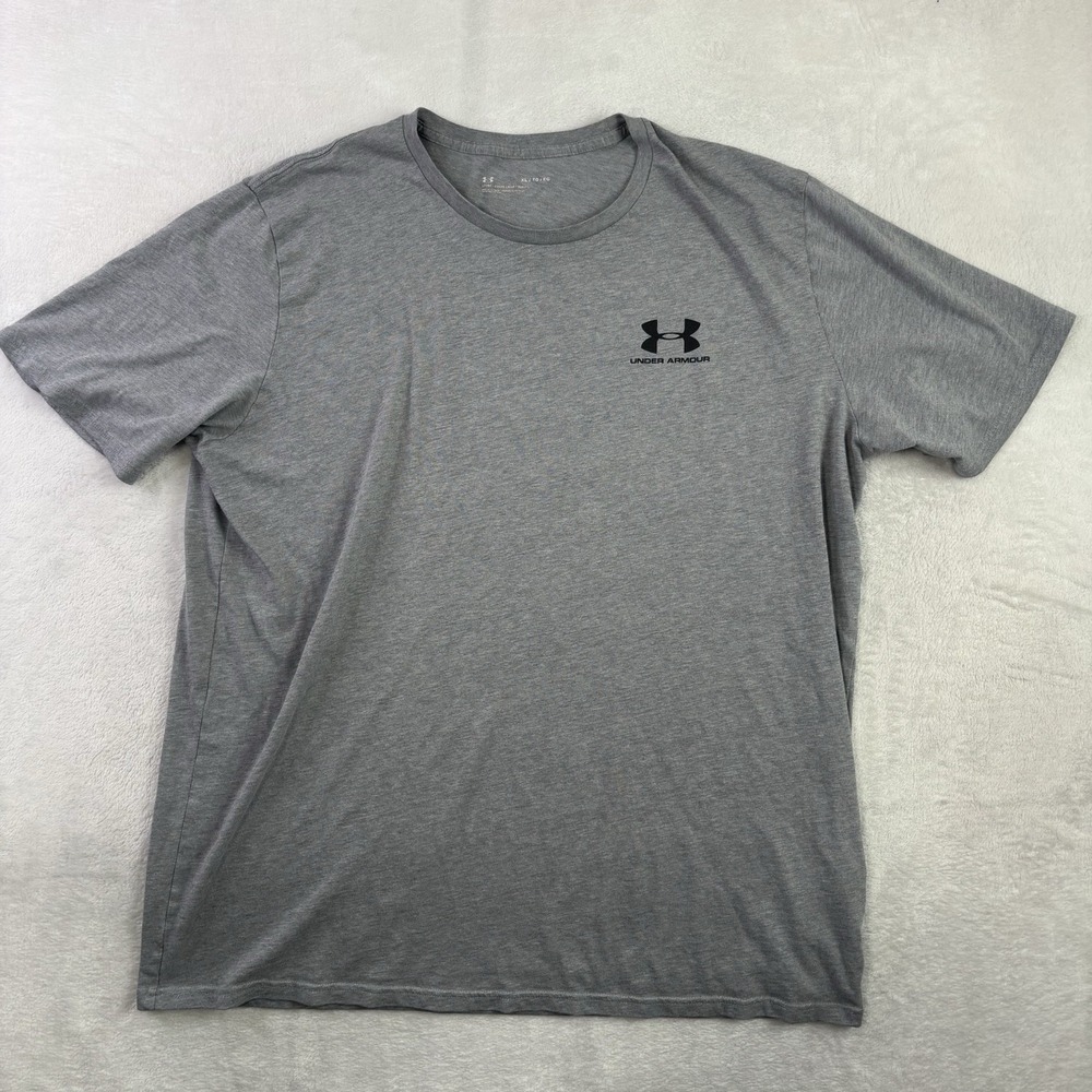 Under Armour Loose Grey Short Sleeve Activewear Athletic Shirt Men's XL